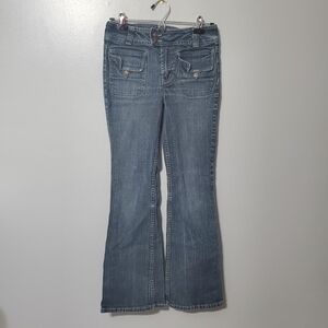 Vintage LEI Denim Flare Leg Jeans Girls Size 16